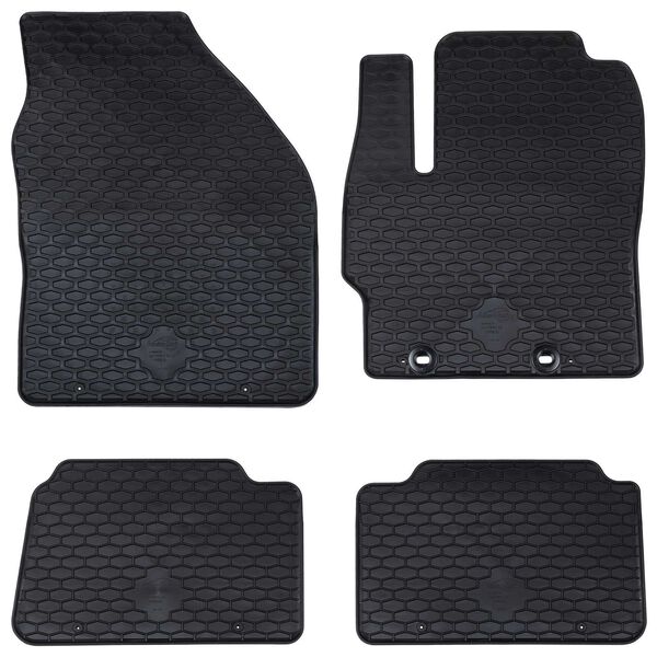 vidaXL Tapis de voiture 4 pcs Noir Compatible avec Toyota YARIS 2020-