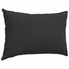 vidaXL Coussins de canapé 2 pcs Noir 60 x 40 cm tissu
