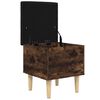 vidaXL Banc de rangement chêne fumé 42x42x46 cm bois d'ingénierie