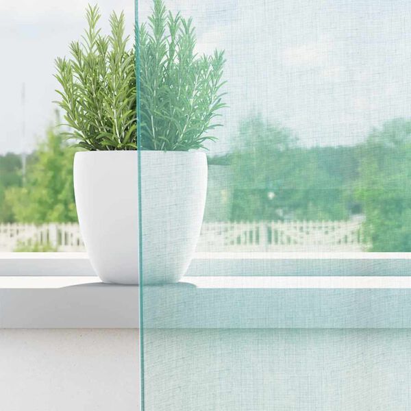 vidaXL Rideaux en voile avec œillets 2 pcs turquoise