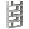 vidaXL Biblioth&egrave;que gris b&eacute;ton 100x33x156,5 cm bois d'ing&eacute;nierie