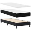 vidaXL Lit &agrave; ressorts avec matelas Noir 200 x 80 cm Velours