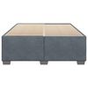vidaXL Cadre de lit sans matelas gris fonc&eacute; 160x200 cm velours