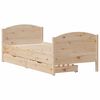vidaXL Cadre de lit sans matelas 90x190 cm bois de pin massif