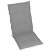 vidaXL Chaises inclinables de jardin et coussins lot de 6 Teck solide