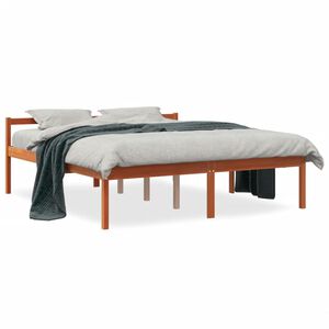 vidaXL Lit pour personne &acirc;g&eacute;e sans matelas 160x200 cm bois pin massif
