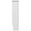 vidaXL Cache-radiateurs 2 pcs Blanc 112x19x81,5 cm MDF