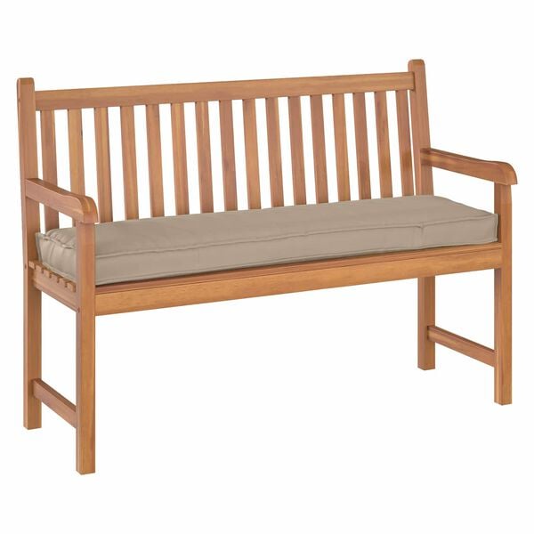 vidaXL Coussin Taupe 140 x 40 x 8 cm Tissu Oxford