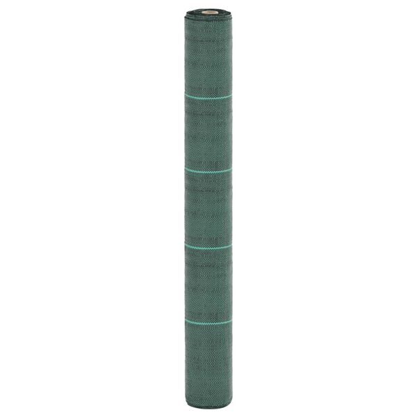 vidaXL Membrane anti-mauvaises herbes vert 1x10 m PP