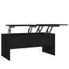 vidaXL Table basse noir 102x50,5x46,5 cm bois d'ing&eacute;nierie