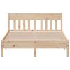 vidaXL Cadre de lit sans matelas 140x190 cm bois de pin massif