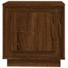 vidaXL Table de chevet ch&ecirc;ne marron 44x35x45 cm bois d'ing&eacute;nierie