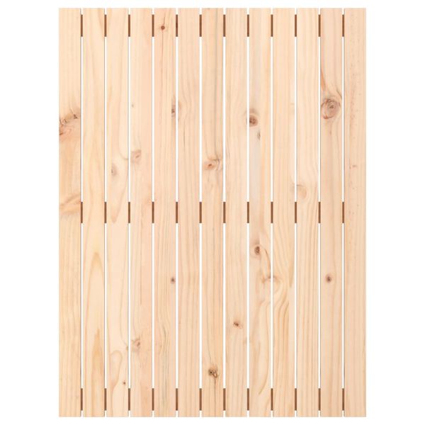 vidaXL Tête de lit murale 82,5x3x110 cm Bois massif de pin