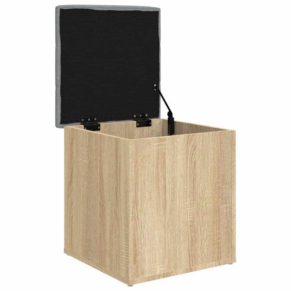 vidaXL Banc de rangement Ch&ecirc;ne Sonoma 42x42x45 cm Bois d'ing&eacute;nierie