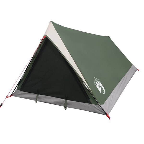 vidaXL Tente de camping 2 personnes vert imperm&eacute;able