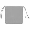 vidaXL Coussins de siège 4 pcs Gris nuage 40 x 40 x 3 cm tissu