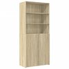 vidaXL Armoire de rangement chêne sonoma 80x42,5x225 cm