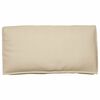 vidaXL Set de coussins de palette 3 pcs Beige 120 x 60 x 12 cm