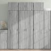 vidaXL Armoire de rangement sonoma gris 70x42,5x225 cm