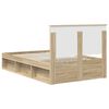 vidaXL Cadre de lit Sonoma 120 x 190 cm Bois de pin massif