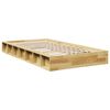 vidaXL Cadre de lit sans matelas 80x200 cm bois massif de chêne