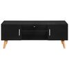 vidaXL Meuble TV Noir 120x40x46 cm MDF