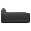 vidaXL Matelas de lit ergonomique de chien 75x53 cm Polaire Noir