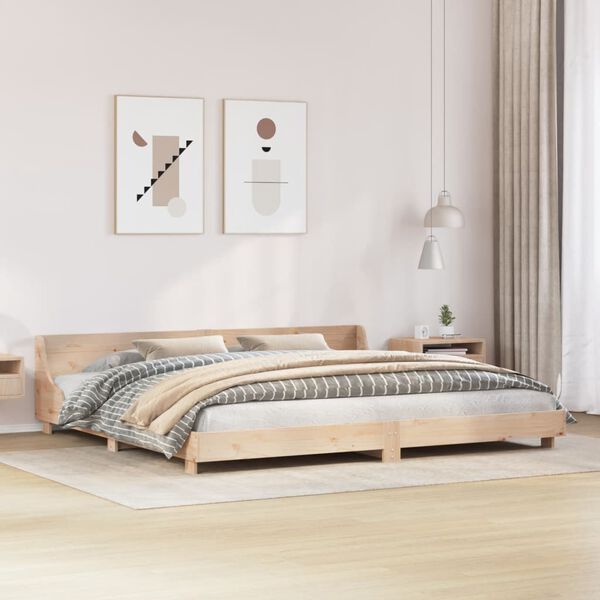 vidaXL Cadre de lit sans matelas 180x200 cm bois massif de pin