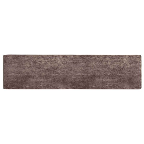 vidaXL Coureur de Tapis MARSA Gris 450 x 100 cm Polyester et PVC