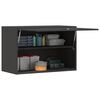 vidaXL Armoire murale pour garage Noir 80 x 40 x 53 cm