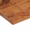 vidaXL Dessus de table 80x20x3,8 cm rectangulaire bois massif d'acacia