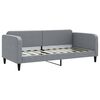 vidaXL Lit de repos sans matelas gris clair 90x190 cm tissu