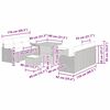 vidaXL Ensemble de canapé de jardin 9 pcs Beige polyrotin