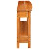 vidaXL Table console Naturel 115 x 32 x 76 cm Bois de Mahogany Massif