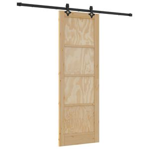 vidaXL Porte coulissante ORKDAL 73,5 x 211 cm Bois de pin massif