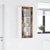 vidaXL Armoire suspendue Ch&ecirc;ne fum&eacute; 40 x 31 x 100 cm Bois d'ing&eacute;nierie