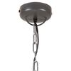 vidaXL Lampe suspendue industrielle Gris Fer et bois solide 23 cm E27