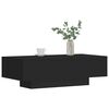 vidaXL Table basse noir 100x49,5x31 cm bois d'ing&eacute;nierie