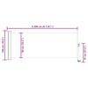 vidaXL Auvent latéral rétractable de patio 100 x 300 cm Gris