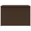 vidaXL Boîte de stockage de jardin marron 150x100x100cm Résine tressée