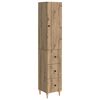 vidaXL Ensemble de Meubles 2 pcs 33 x 34,5 x 90 cm Bois d'ing&eacute;nierie
