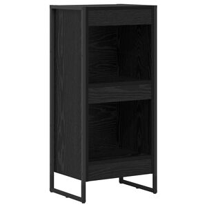 vidaXL Biblioth&egrave;que Ch&ecirc;ne noir 80 x 30 x 155 cm Bois d'ing&eacute;nierie