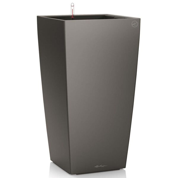 LECHUZA Jardini&egrave;re Cubico 30 ALL-IN-ONE Charbon 18184