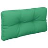 vidaXL Coussins de palette lot de 2 vert tissu