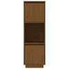 vidaXL Buffet haut Marron miel 38x35x117 cm Bois massif de pin