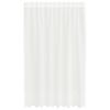 vidaXL Rideau en Dentelle Floral Blanc 240 x 150 cm Polyester