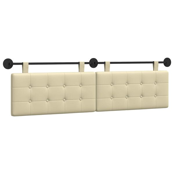 vidaXL T&ecirc;te de lit suspendue Montage mural Simili cuir