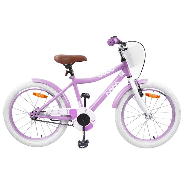 vidaXL V&eacute;lo pour Enfants 18 Pouces pour les 5-7 ans Pourpre