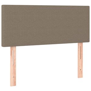 vidaXL T&ecirc;te de lit Taupe 80x5x78/88 cm Tissu