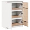 vidaXL Buffet Blanc 60x36x84 cm Bois de pin massif